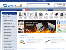 Tablet Screenshot of dewpstore.sk